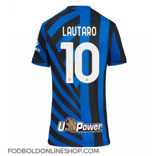 Inter Milan Lautaro Martinez #10 Hjemmebanetrøje Dame 2024-25 Kortærmet